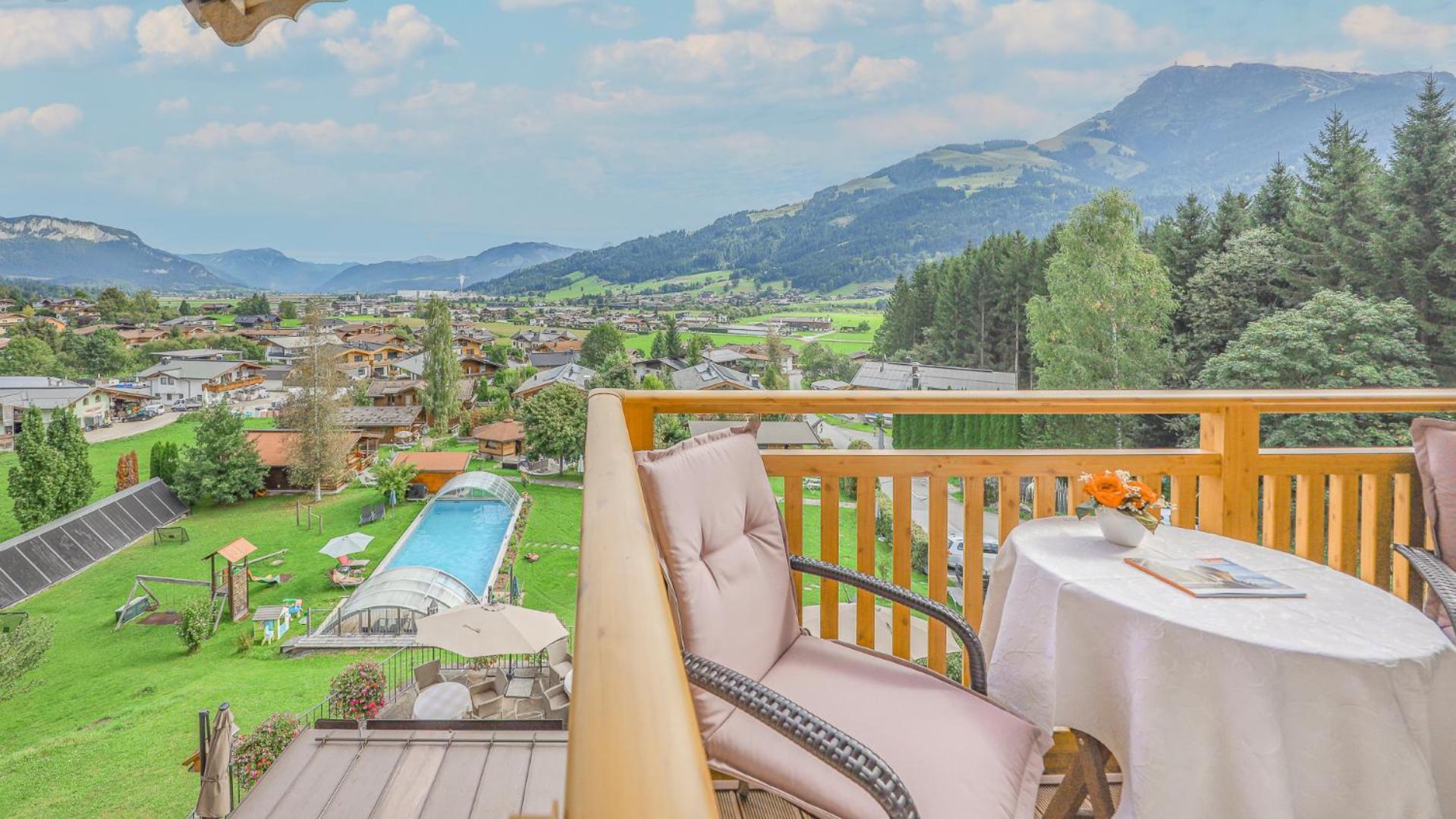 אוברנדורף אין טירול Gartenhotel Rosenhof Bei Kitzbuehel מראה חיצוני תמונה